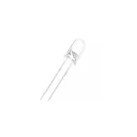 LED 5mm Màu Đỏ Trong Suốt Có Viền Chân Ngắn TJ-L5FYTGHTFCSFLC2R-A5
